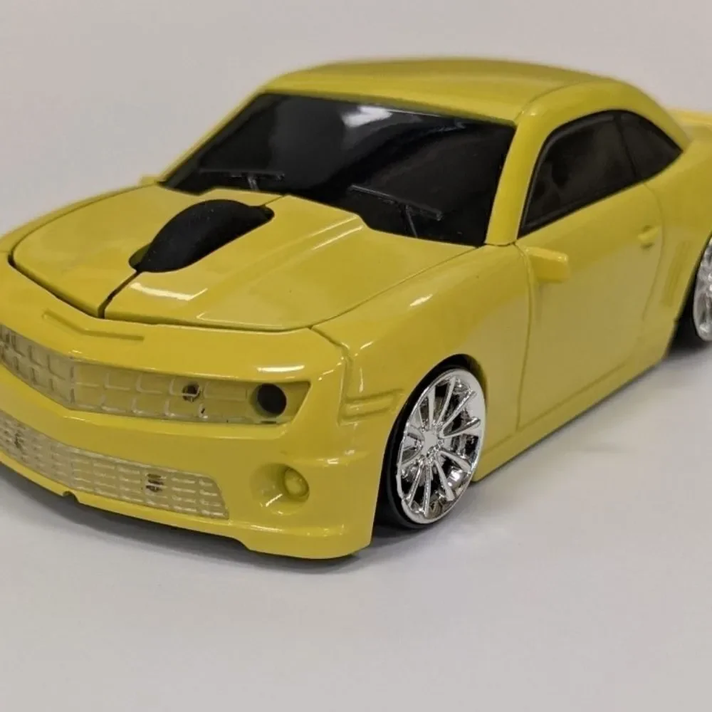 Yellow Camaro USB Mouse